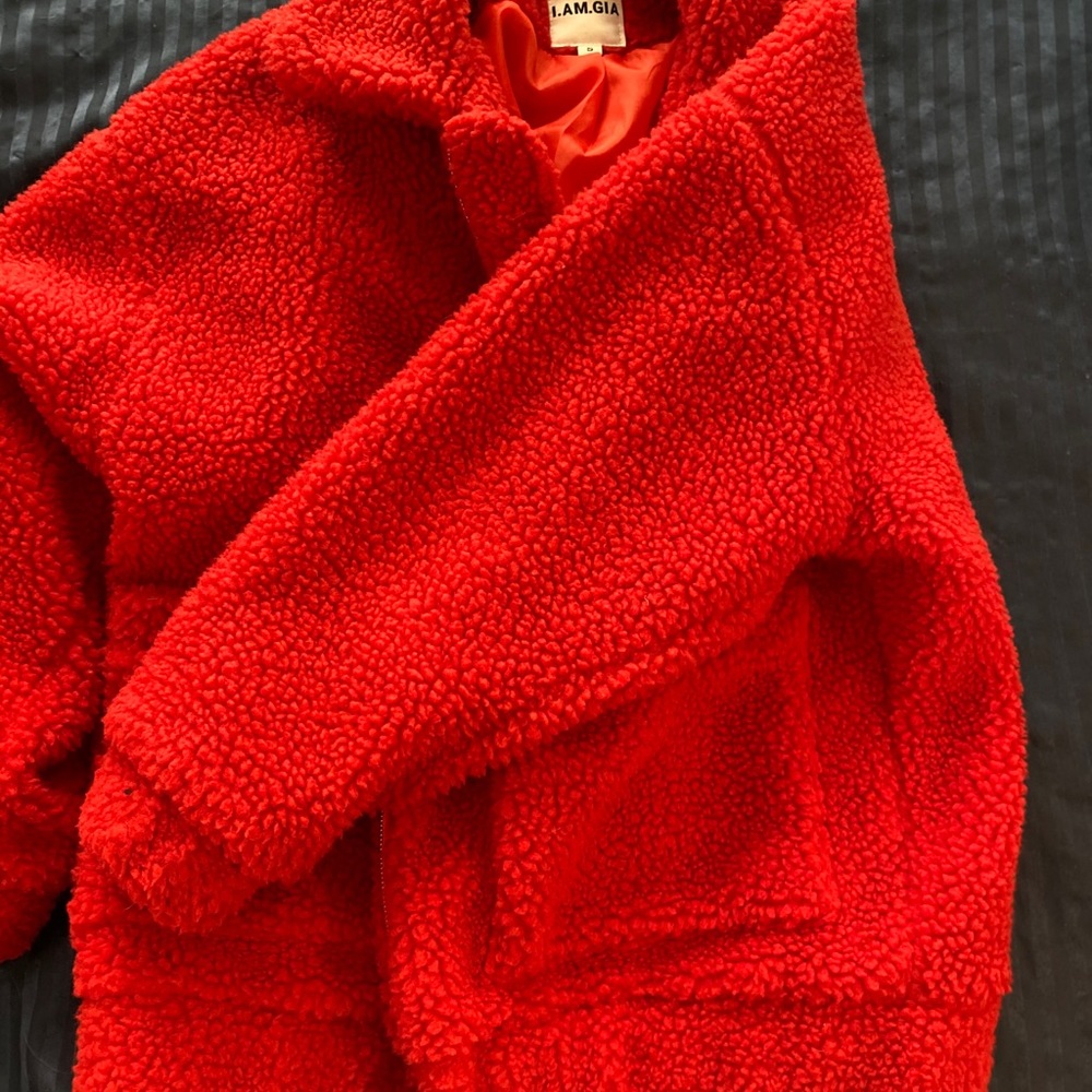Zip-up Teddy Jacket